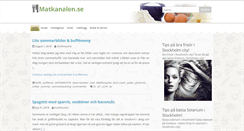 Desktop Screenshot of matkanalen.se